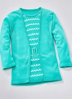 Damen Mona Pullover<Pullover in Twinset-Optik