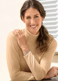 Damen Mona Basics|Pullover<Pullover in weich fließender Qualität