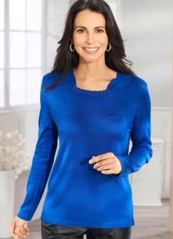 Damen Mona Abendmode|Basics<Pullover in weich fließender Qualität