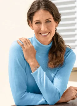 Damen Mona Basics|Pullover<Pullover in weich fließender Qualität