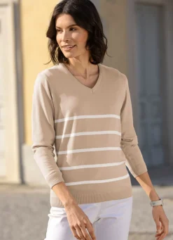 Damen Mona Pullover<Pullover in weich fließender Qualität