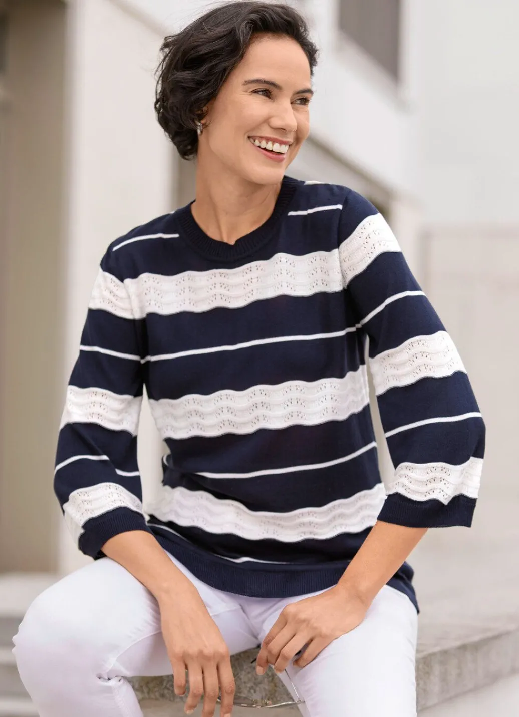 Damen Mona Pullover<Pullover in weichem Feinstrick mit dezentem Glanz