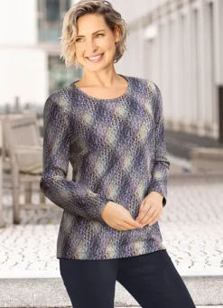 Damen Mona Pullover<Pullover mit Alloverdruck