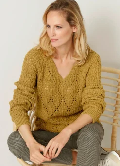 Damen Mona Pullover|Basics<Pullover mit Alpaka