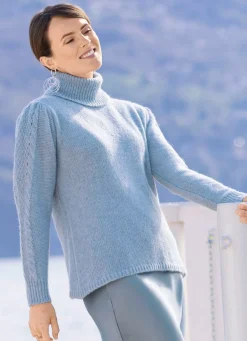 Damen Mona Abendmode|Basics<Pullover mit Alpaka