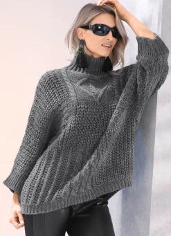 Damen Mona Pullover|Basics<Pullover mit Alpaka und toller Struktur