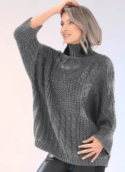 Damen Mona Pullover|Basics<Pullover mit Alpaka und toller Struktur