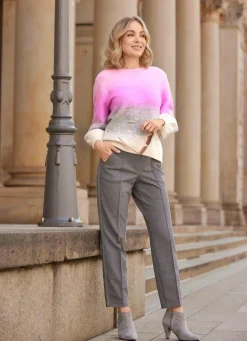 Damen Mona Pullover<Pullover mit Blockstreifen