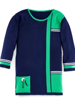 Damen Mona Pullover<Pullover mit dekorativen Kontrasten
