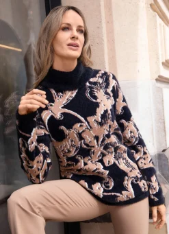 Damen Mona Abendmode|Pullover<Pullover mit Effektgarn