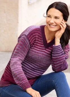 Damen Mona Pullover<Pullover mit Farbverlauf
