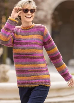 Damen Mona Pullover<Pullover mit Farbverlauf