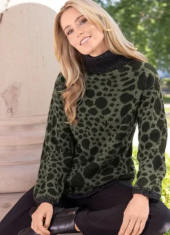 Damen Mona Pullover<Pullover mit Glitzerakzenten
