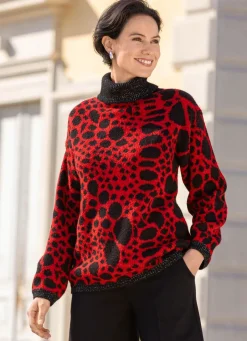 Damen Mona Pullover<Pullover mit Glitzerakzenten