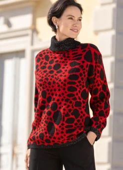 Damen Mona Pullover<Pullover mit Glitzerakzenten
