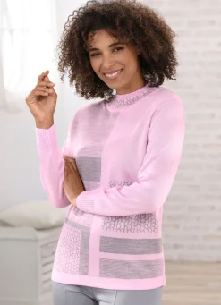 Damen Mona Pullover<Pullover mit Jacquard-Dessin
