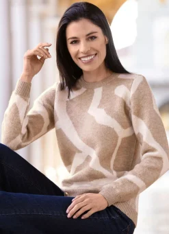 Damen Mona Pullover<Pullover mit Jacquardmuster