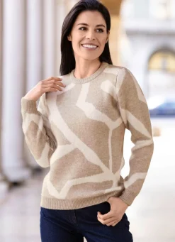 Damen Mona Pullover<Pullover mit Jacquardmuster