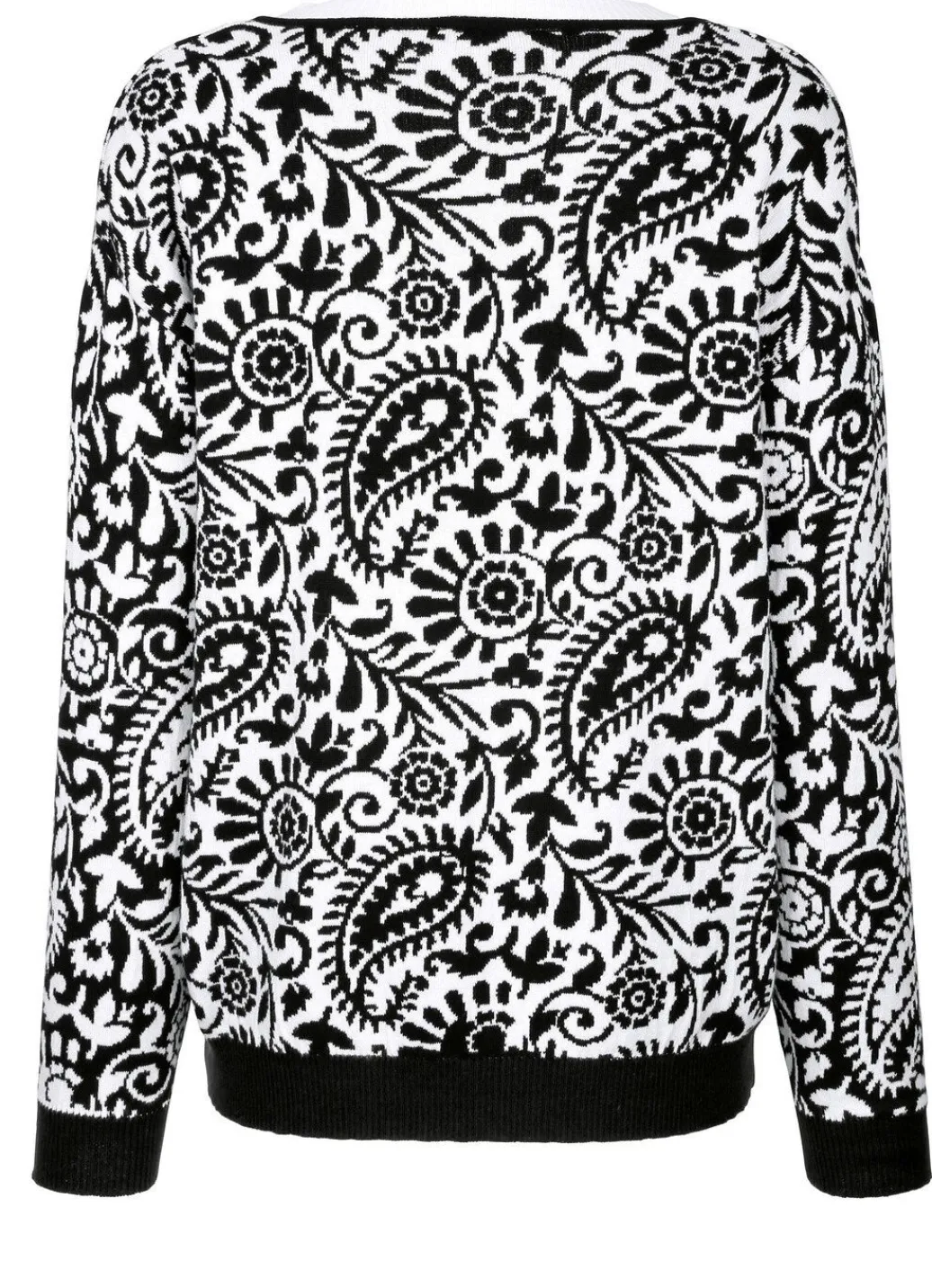 Damen Mona Pullover<Pullover mit Kontrastabschlüssen