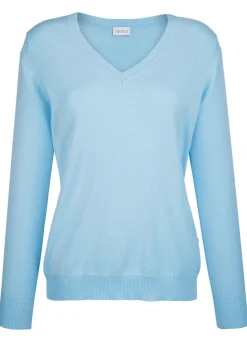 Damen Mona Pullover|Basics<Pullover mit Modal-Anteil