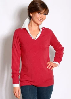 Damen Mona Pullover|Basics<Pullover mit Modal-Anteil