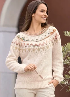 Damen Mona Pullover<Pullover mit Norwegermuster