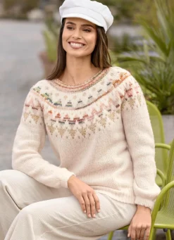 Damen Mona Pullover<Pullover mit Norwegermuster