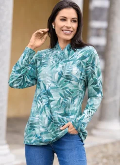 Damen Mona Abendmode|Pullover<Pullover mit raffiniertem V-Kragen
