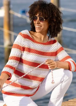 Damen Mona Pullover<Pullover mit recycelter Baumwolle