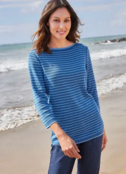 Damen Mona Pullover<Pullover mit recycelter Baumwolle