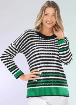 Damen Mona Pullover<Pullover mit recycelter Baumwolle