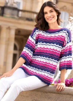 Damen Mona Pullover<Pullover mit Ringeldessin