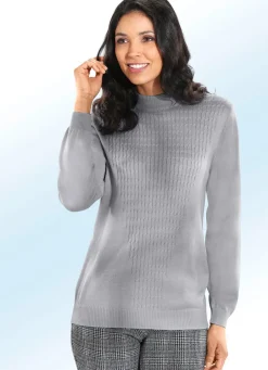 Damen Mona Pullover|Basics<Pullover mit Schurwolle