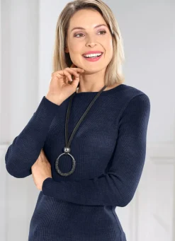 Damen Mona Pullover|Basics<Pullover mit Schurwolle