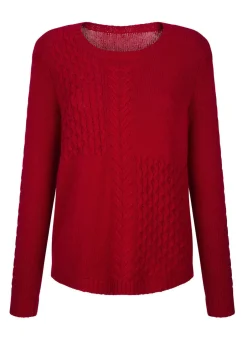 Damen Mona Pullover|Basics<Pullover mit Schurwolle und Kaschmir