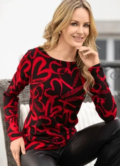 Damen Mona Pullover<Pullover mit viel Herz