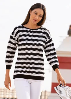 Damen Mona Pullover<Pullover mit Zackendessin