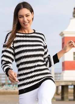 Damen Mona Pullover<Pullover mit Zackendessin