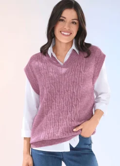 Discount Pullunder aus sehr flauschigem Material Damen Pullunder|Pullover