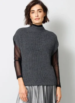 Pullunder in Perlfang Damen Pullunder|Pullover