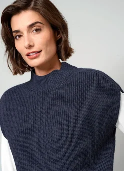 Sale Pullunder in Perlfang Damen Pullunder|Pullover