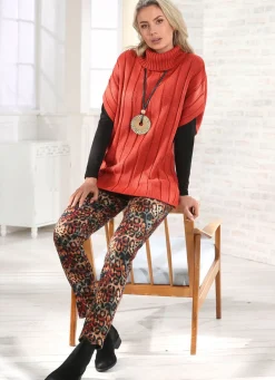 Hot Pullunder in streckender Optik Damen Pullunder|Pullover