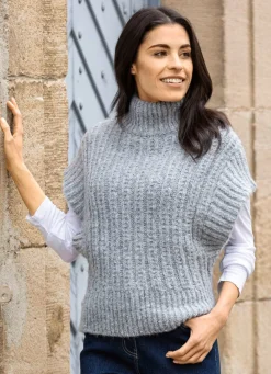 New Pullunder mit Alpaka Damen Pullunder|Basics