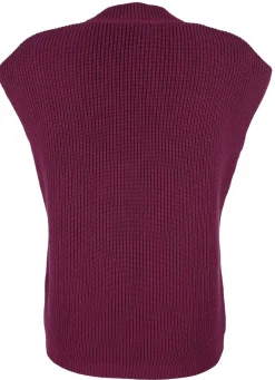 Outlet Pullunder mit überschnittener Schulter Damen Pullunder|Pullover