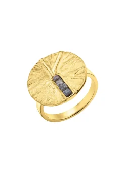 Best Pure Eleganz:Damenring mit 4 Roh-Diamanten Damen Ringe