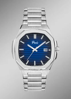 Outlet Quartz-Herrenuhr aus Edelstahl Herren Quarzuhren