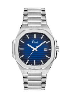 Outlet Quartz-Herrenuhr aus Edelstahl Herren Quarzuhren