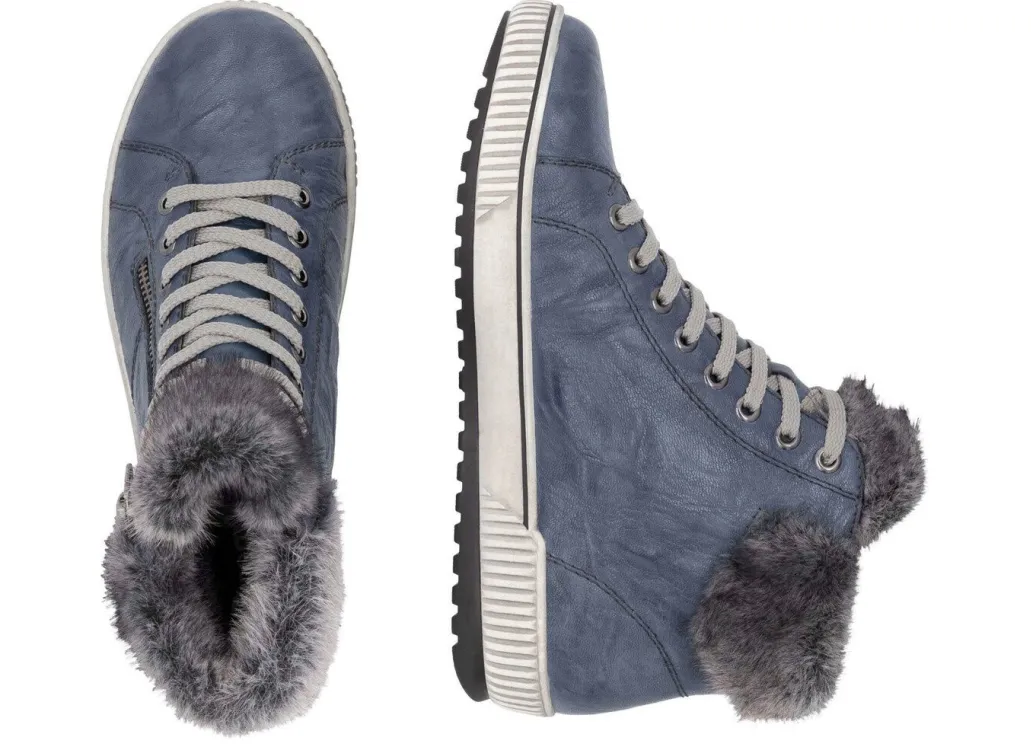 Sale Remonte, gefütterte Damen-Boots, Winterschuhe, Weite G, mit herausnehmbarem Fußbett Damen Winterschuhe|Stiefel & Stiefeletten
