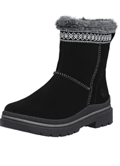 Clearance Remonte, gefütterte Damen-Stiefeletten, Winterschuhe, Weite G, mit Lammfell Damen Winterschuhe|Stiefel & Stiefeletten