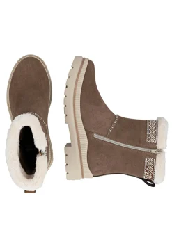 Discount Remonte, gefütterte Damen-Stiefeletten, Winterschuhe, Weite G, mit Lammfell Damen Winterschuhe|Stiefel & Stiefeletten